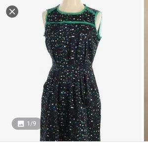 Women's dotted mini dress with pockets